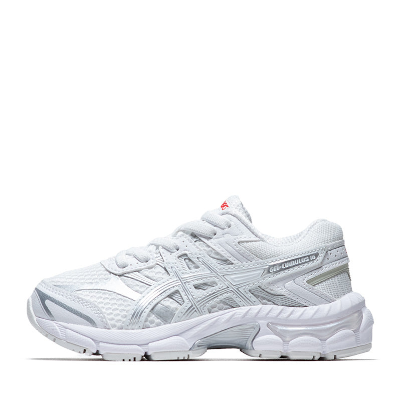 Asics Gel-Cumulus 16 (PS) - White/Pure Silver