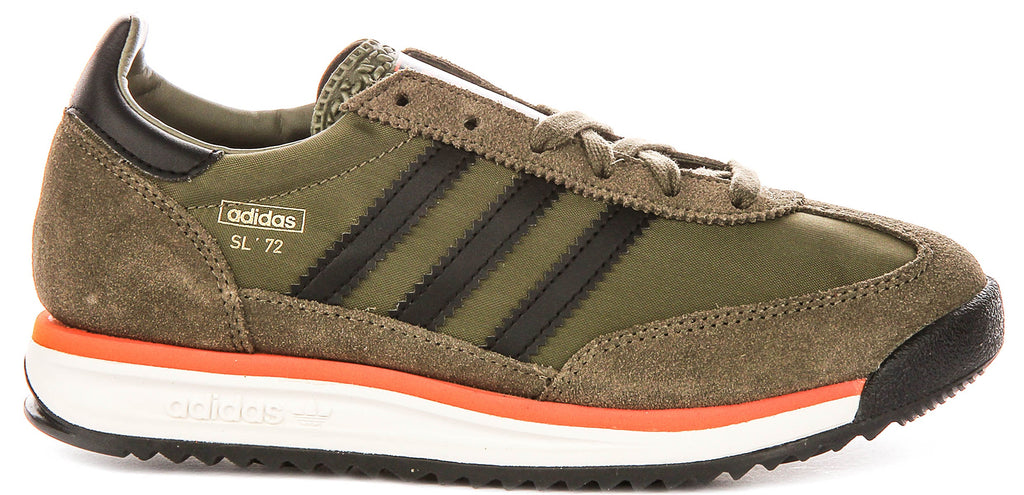 Adidas Sl 72 RS J In Black Olive For Junior