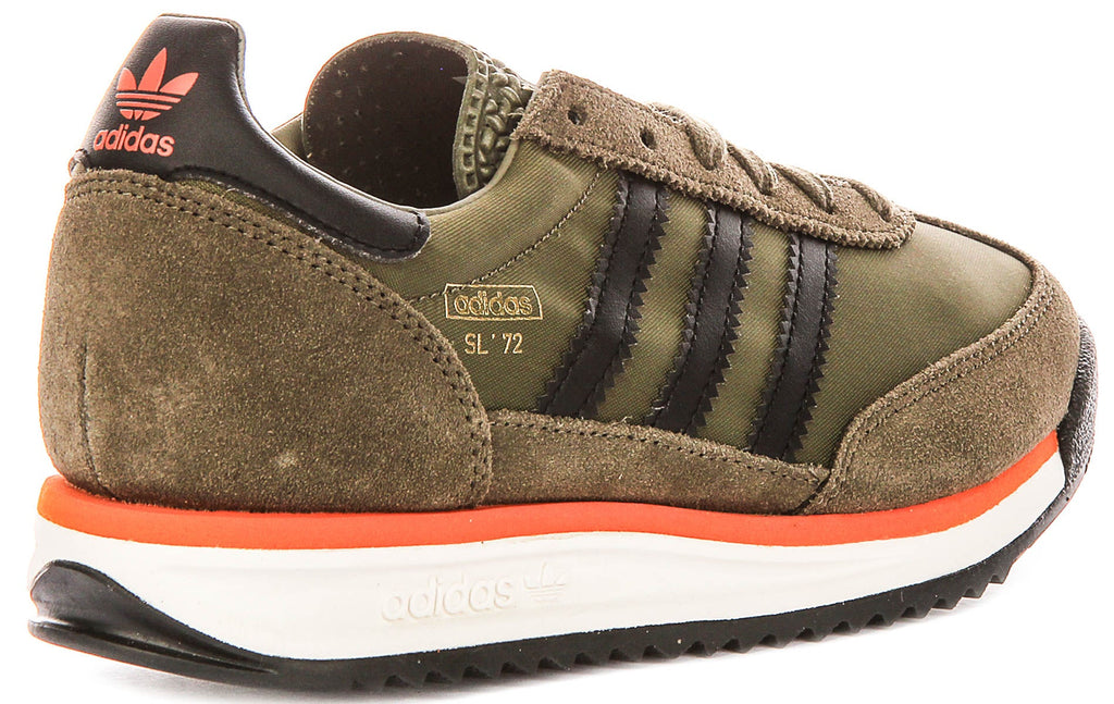 Adidas Sl 72 RS J In Black Olive For Junior