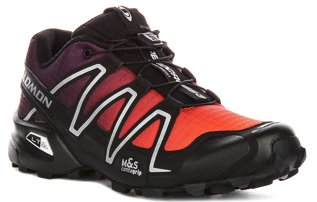 Salomon Speedcross 3 In Black Orange Sneakers