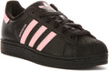 Adidas Superstar II J In Black Pink For Juniors