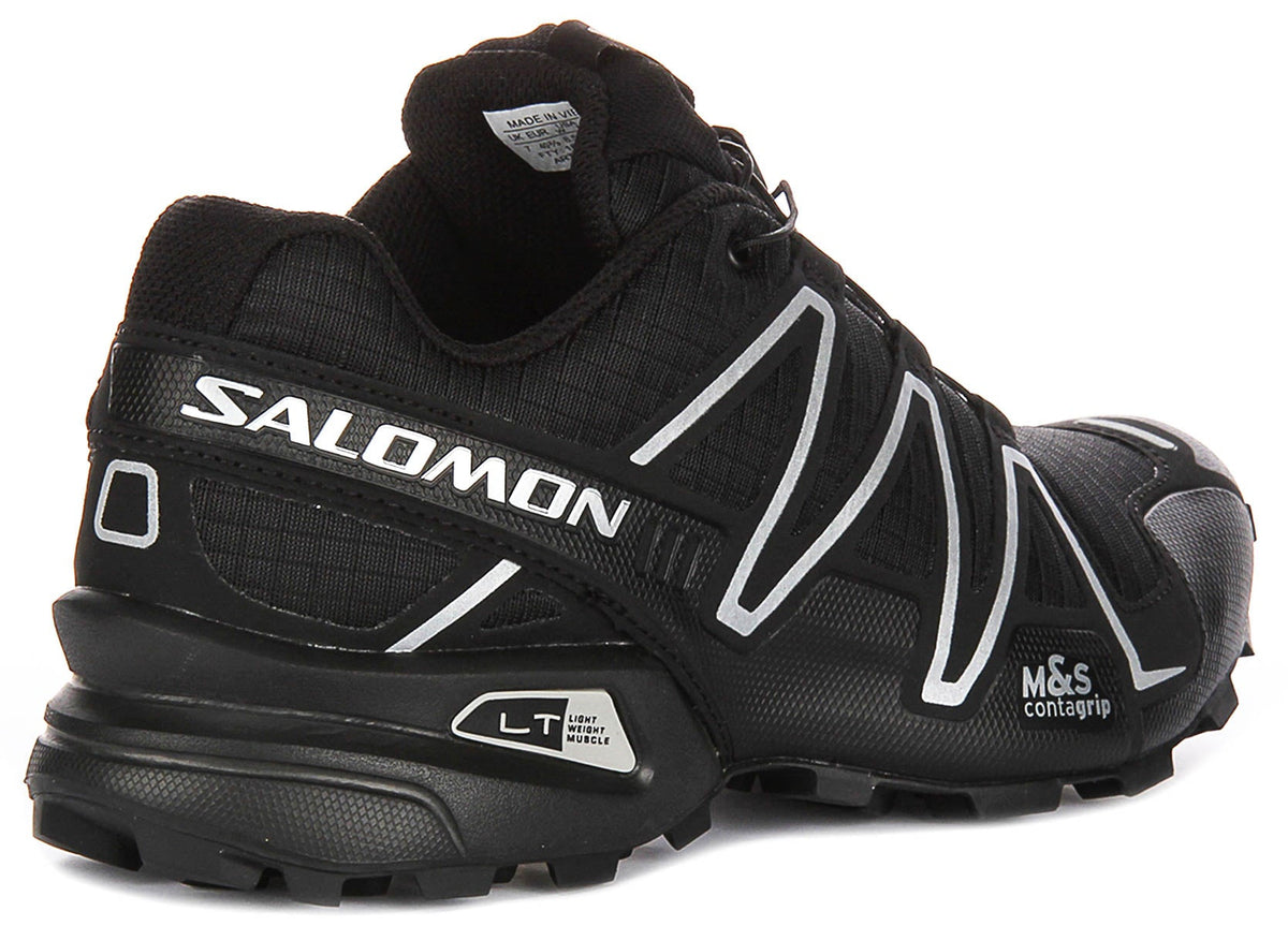 Salomon Speedcross 3 In Black Silver