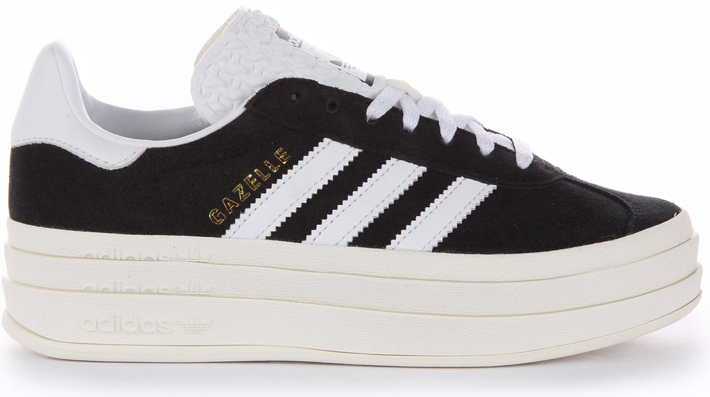 Adidas Gazelle Bold W In Black White For Women