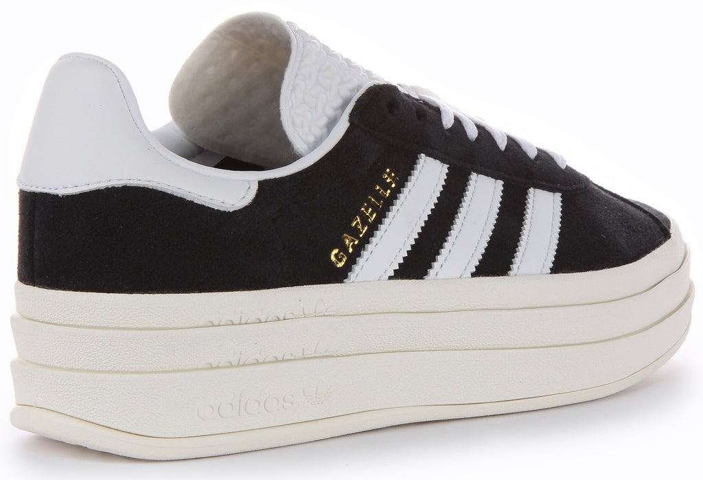Adidas Gazelle Bold W In Black White For Women