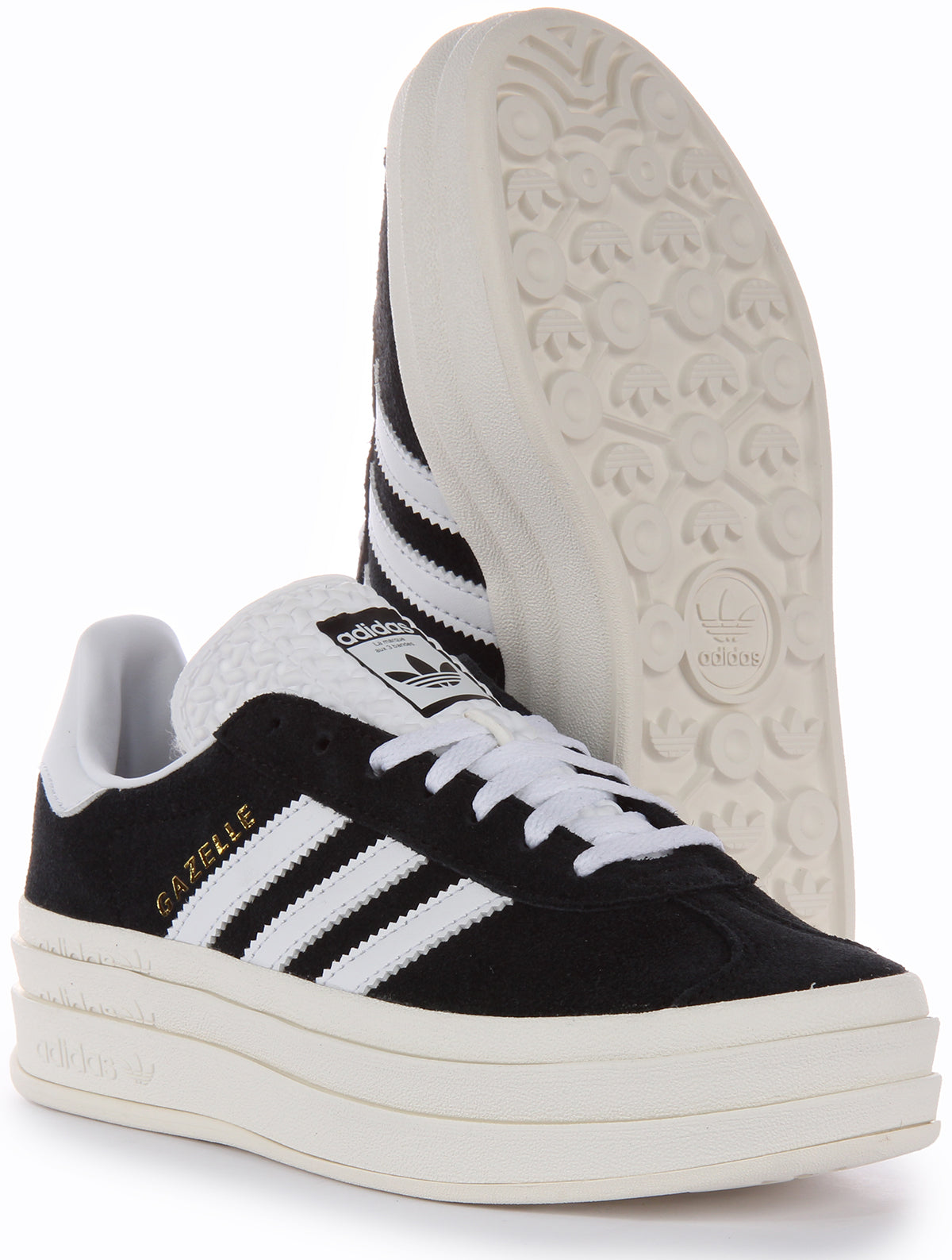 Adidas Gazelle Bold W In Black White For Women