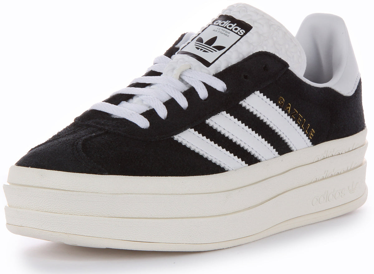 Adidas Gazelle Bold W In Black White For Women