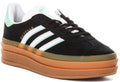 Adidas Gazelle Bold J In Black White For Junior