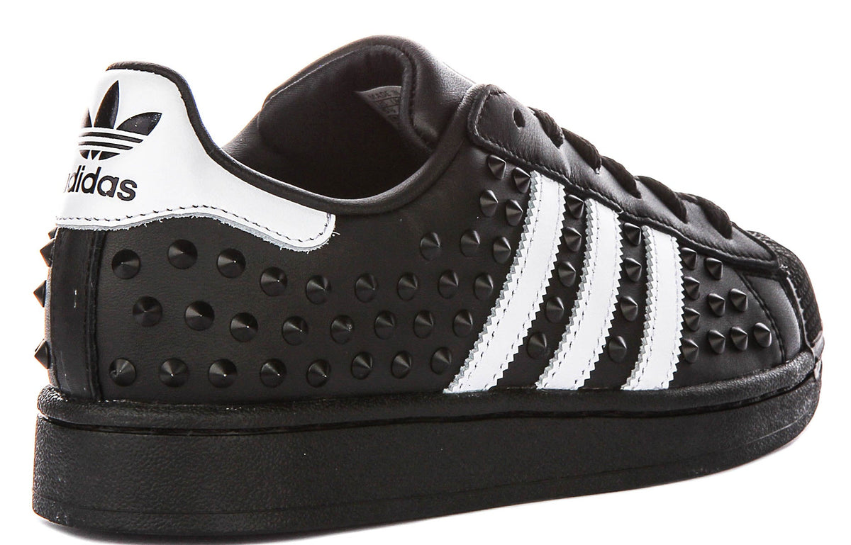 Adidas Superstar II Studs In Black White For Women