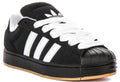 Adidas Superstar St J In Black White For Youth