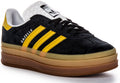 Adidas Gazelle Bold W In Black Yellow For Women