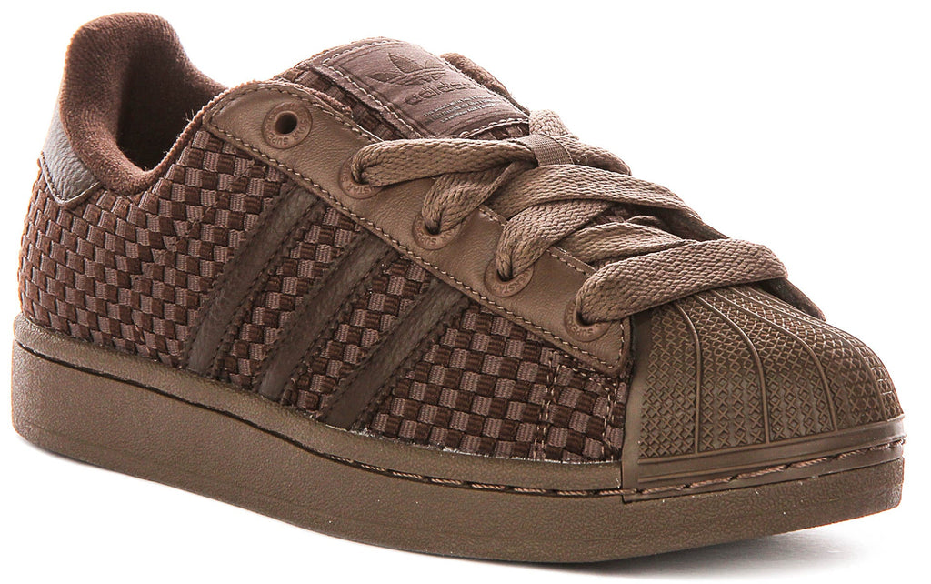 Adidas Superstar II In Brown Trainers