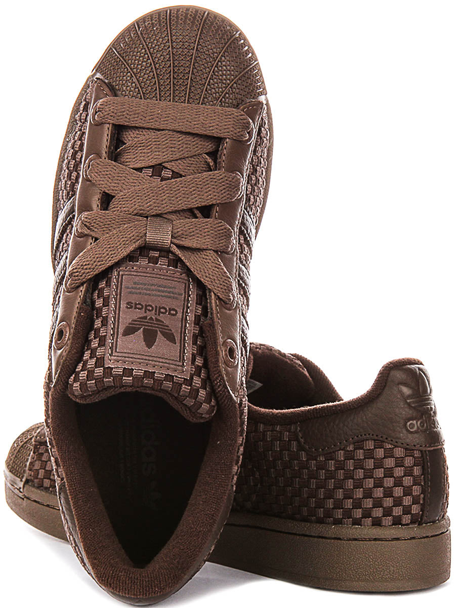 Adidas Superstar II In Brown Trainers