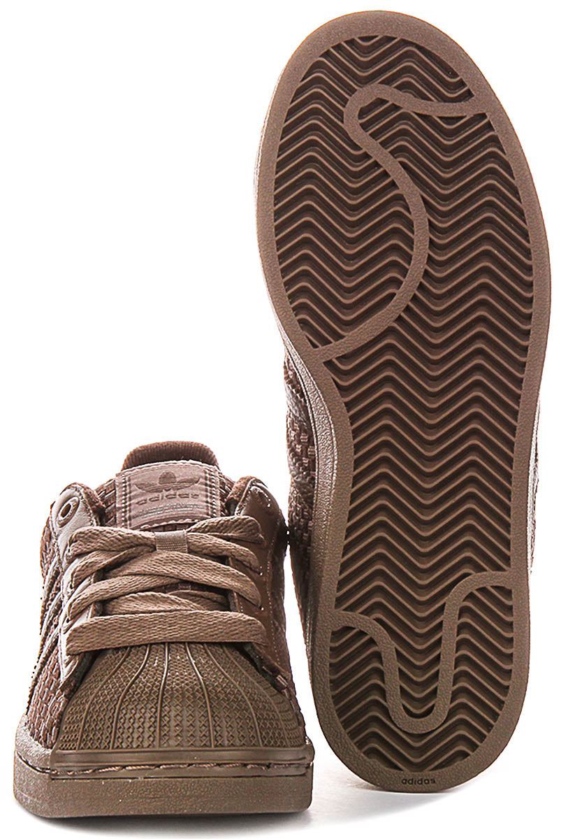Adidas Superstar II In Brown Trainers