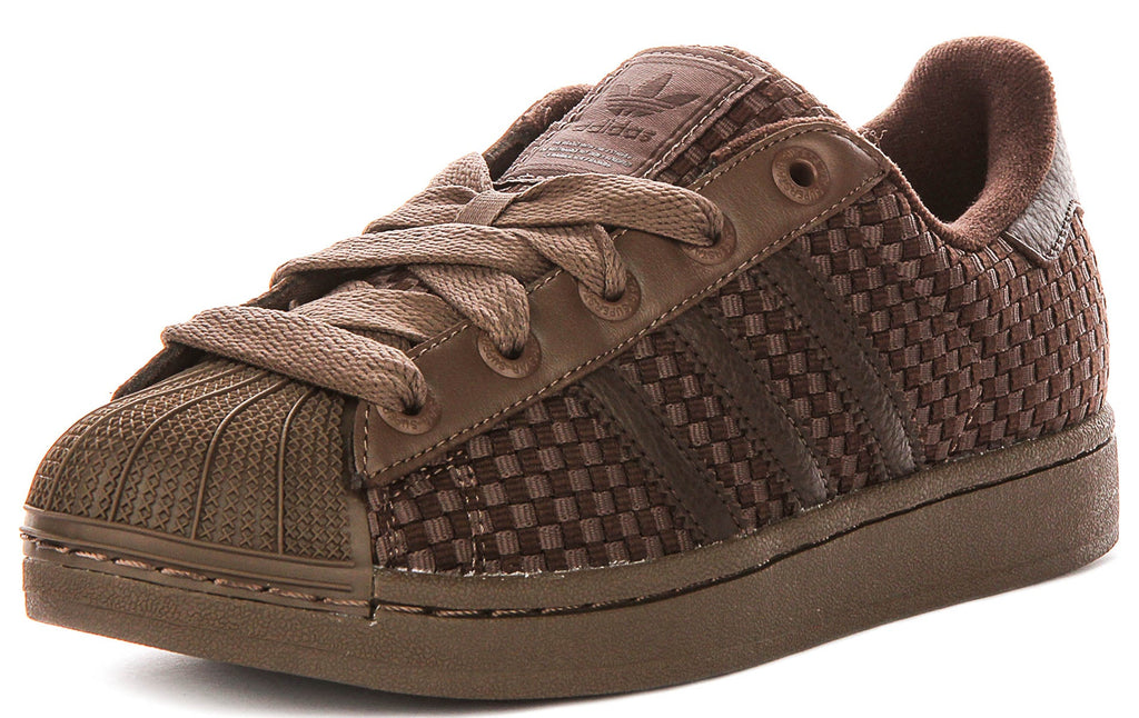 Adidas Superstar II In Brown Trainers