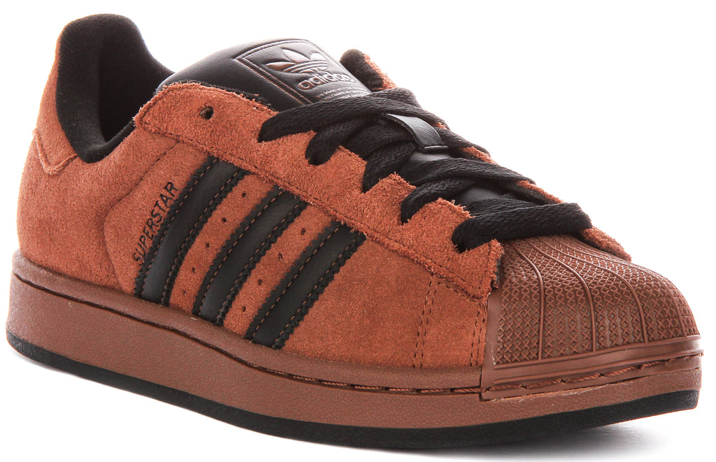Adidas Superstar II In Brown Black