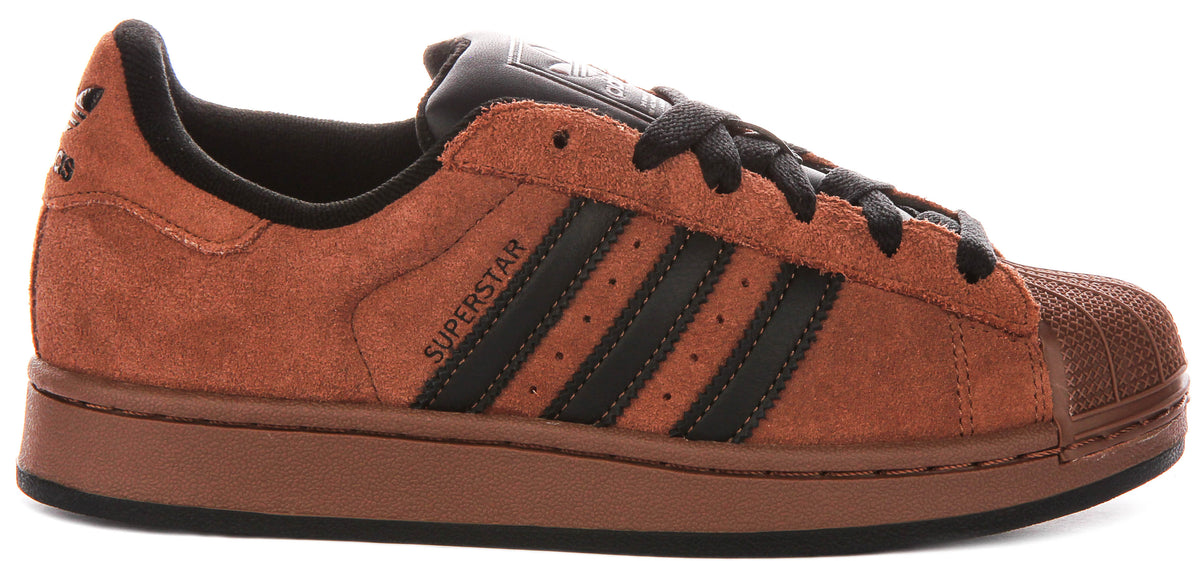 Adidas Superstar II In Brown Black