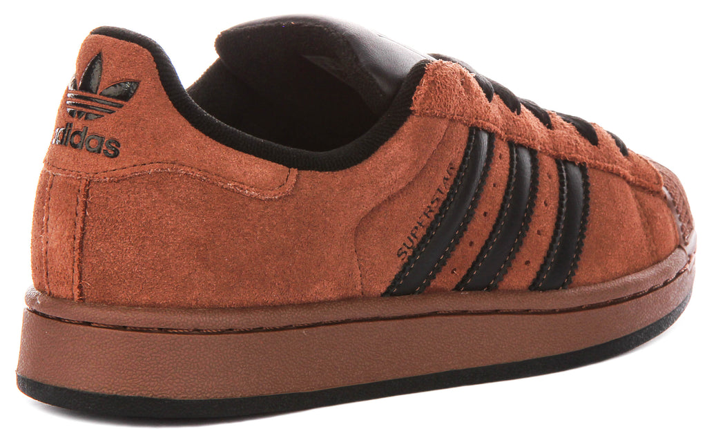 Adidas Superstar II In Brown Black