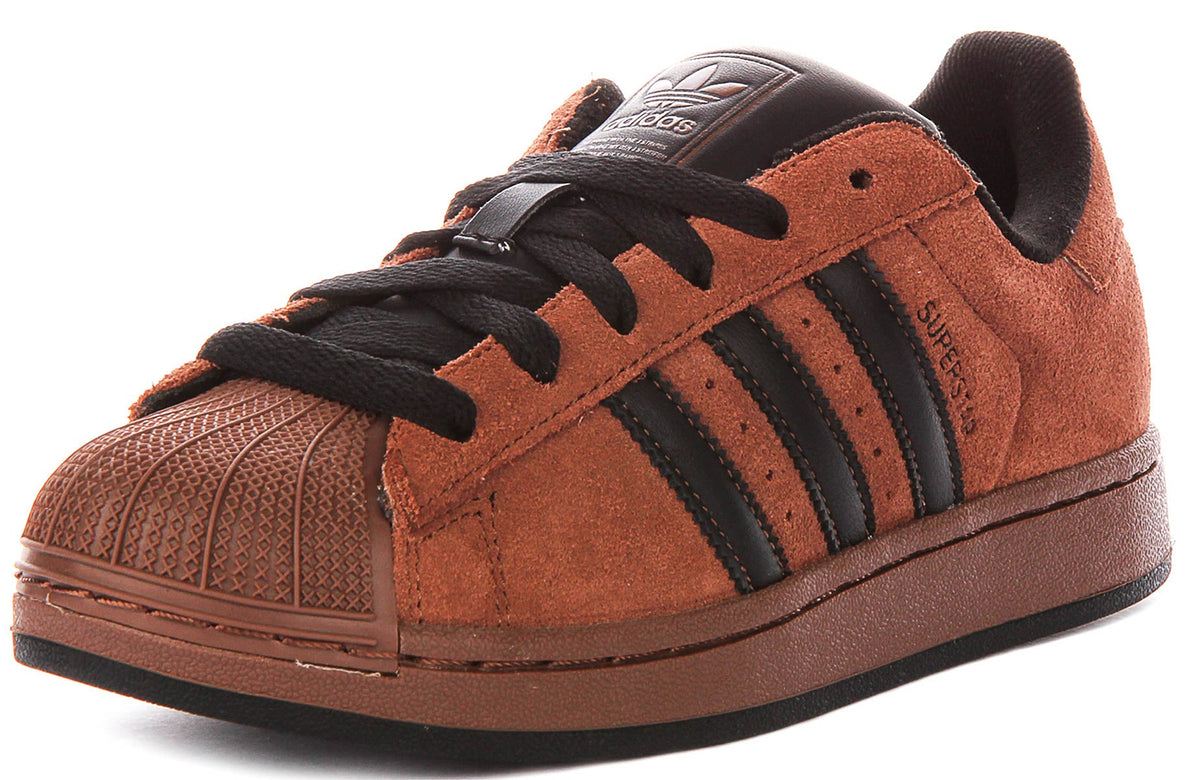 Adidas Superstar II In Brown Black