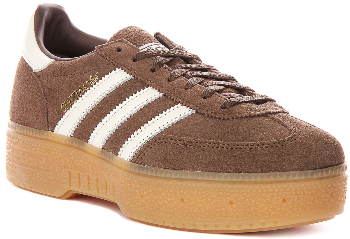 Adidas Handball Bold In Brown White For Women