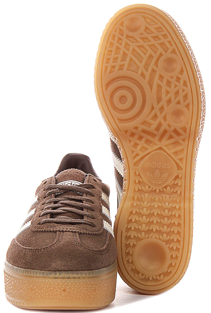 Adidas Handball Bold In Brown White For Women