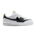 Nike Wmns Air Force 1 Shadow 'White Black Metallic Gold'