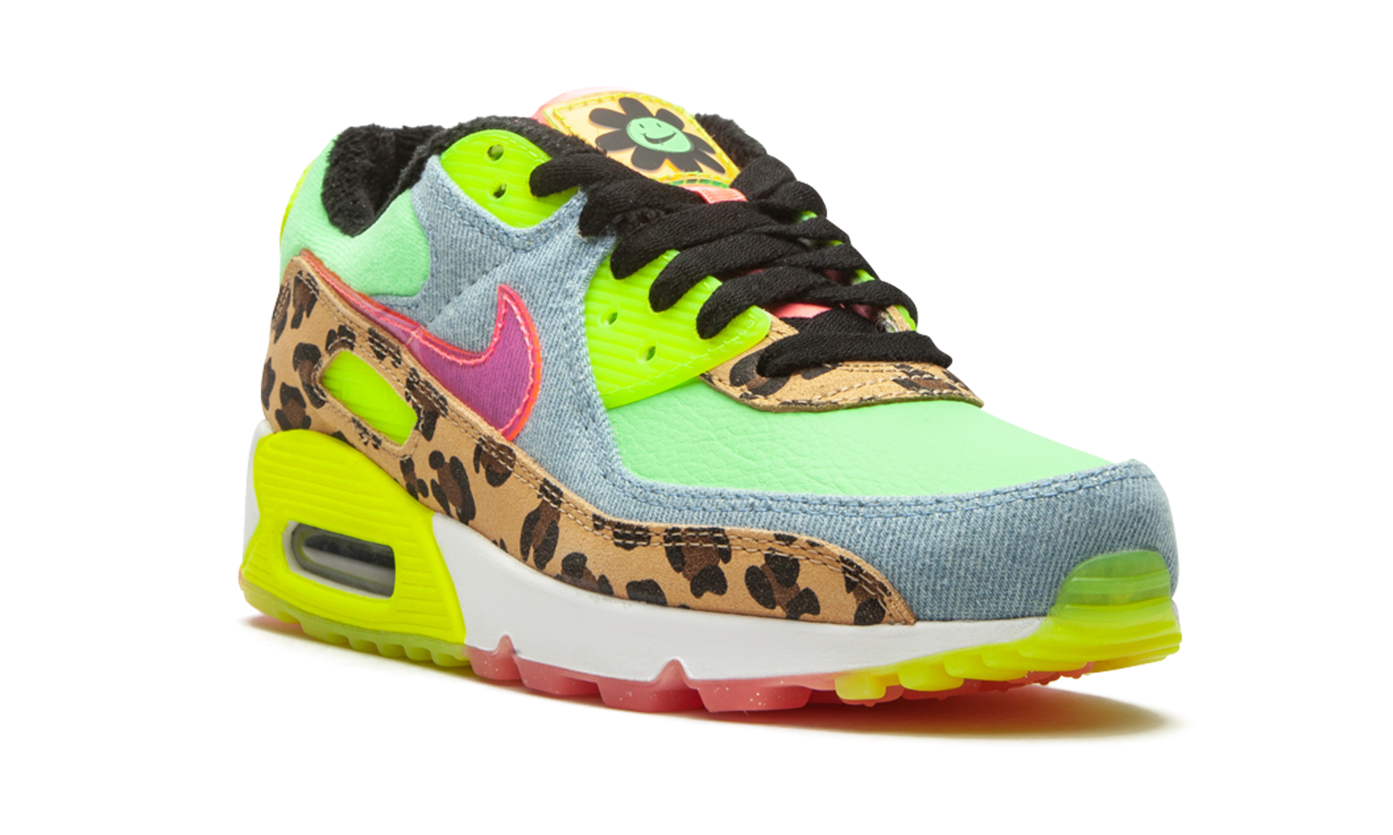 W Air Max 90 LX "Denim Leopard Print" CW3499 300