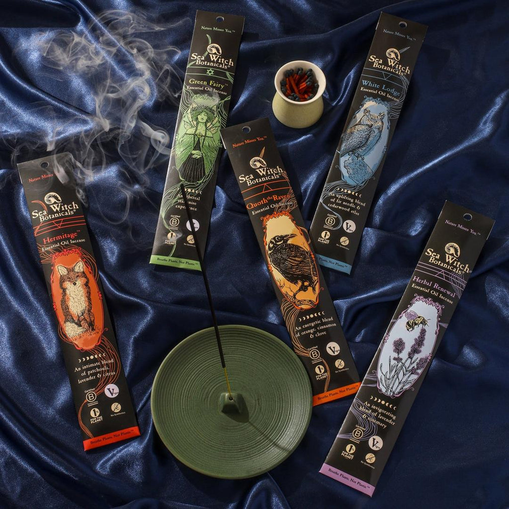 Green Fairy Incense: with All-Natural Star Anise Essential Oil