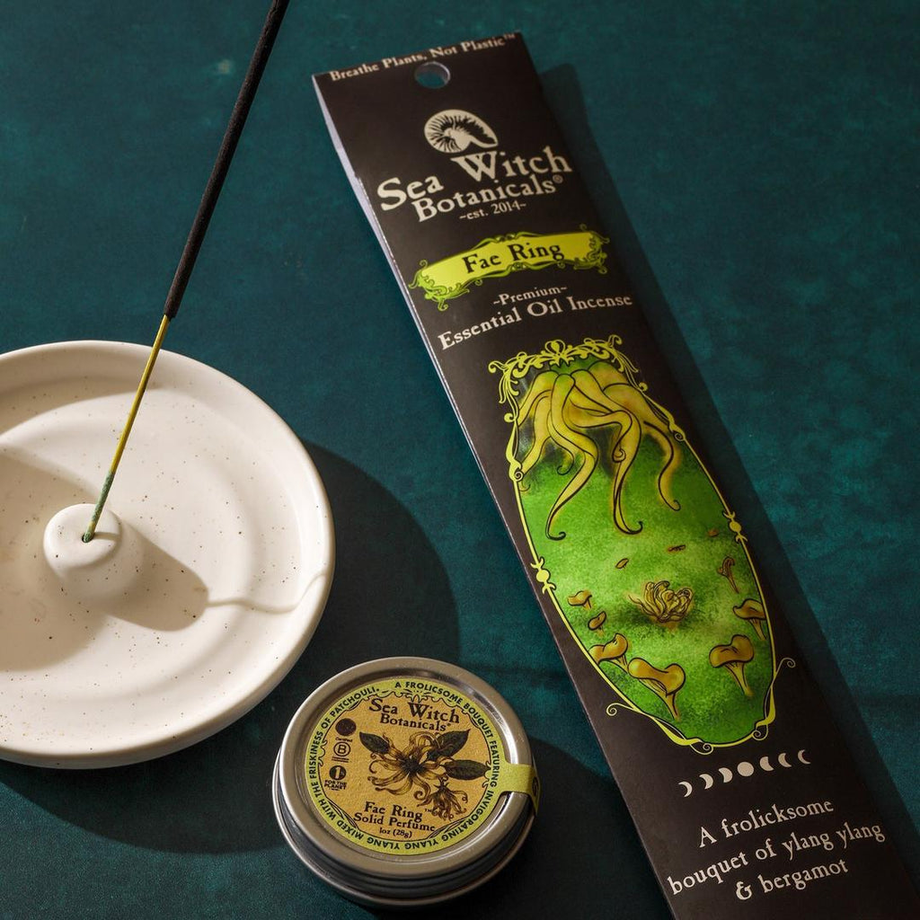 Fae Ring Incense: with All-Natural Ylang Ylang & Bergamot