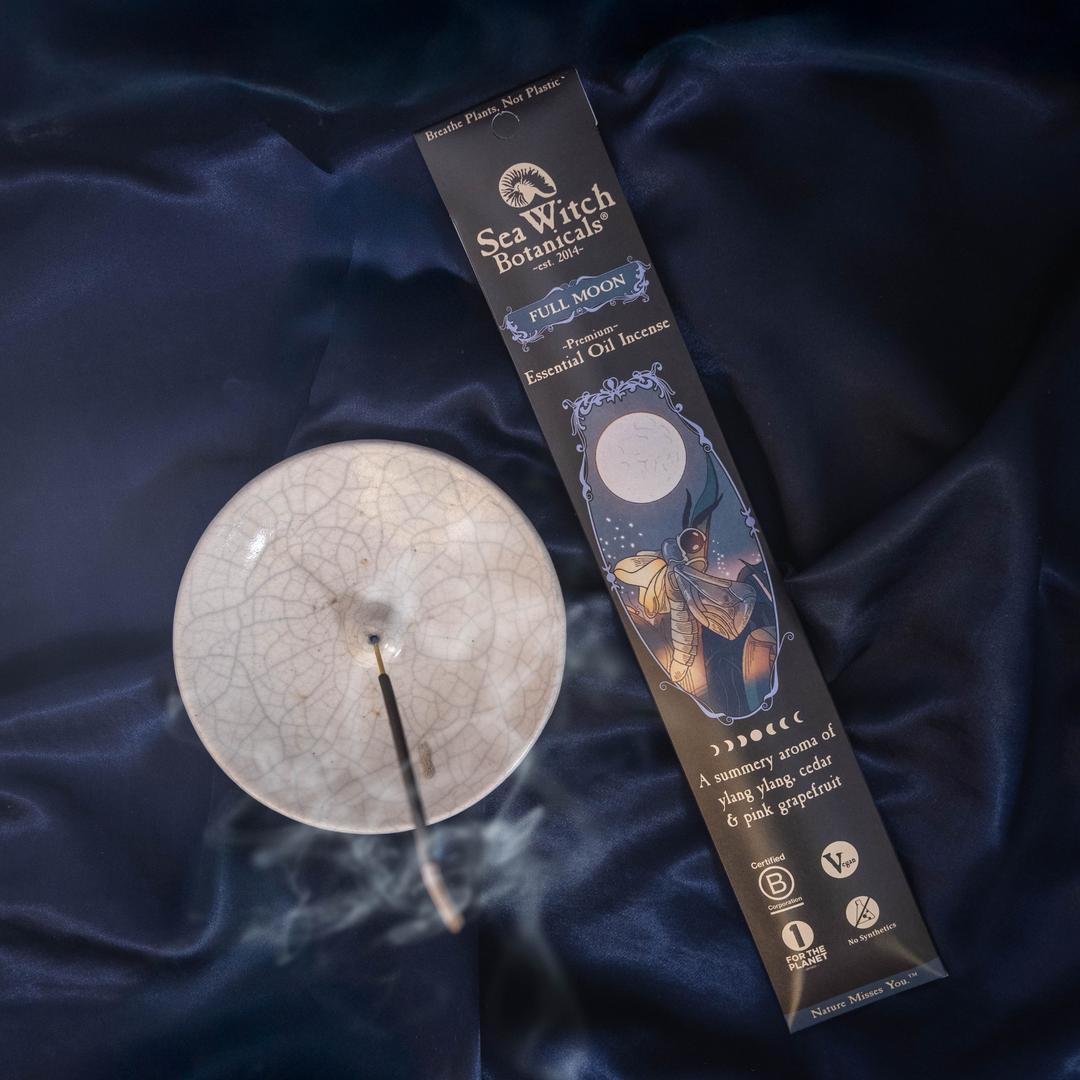 Full Moon Incense: with Grapefruit, Ylang Ylang, & Cedarwood