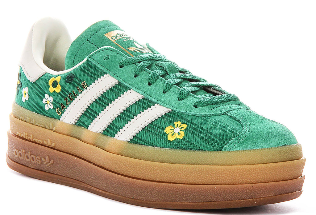 Adidas Gazelle Bold W In Green For Women