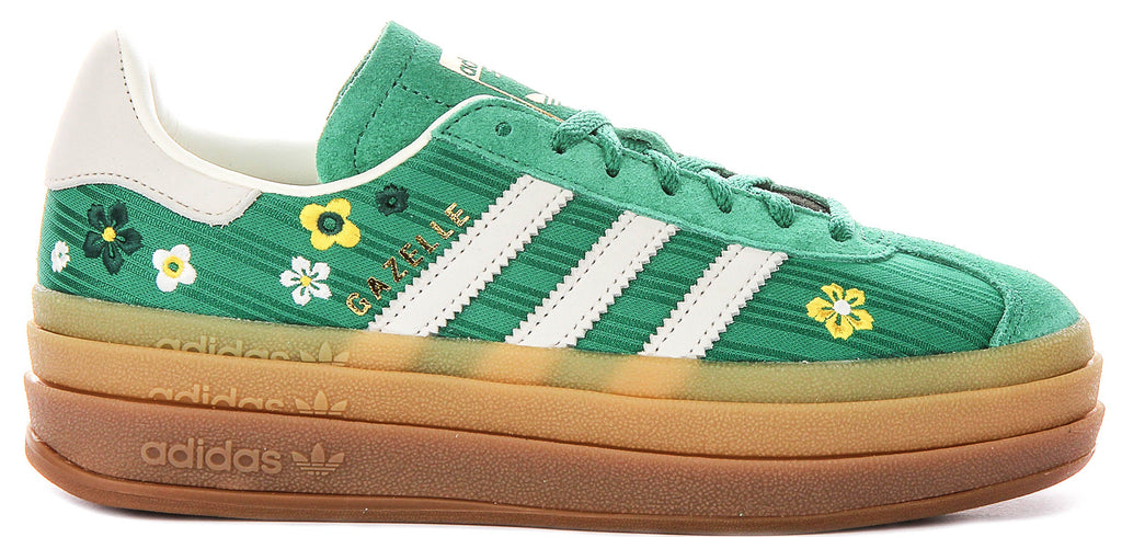 Adidas Gazelle Bold W In Green For Women