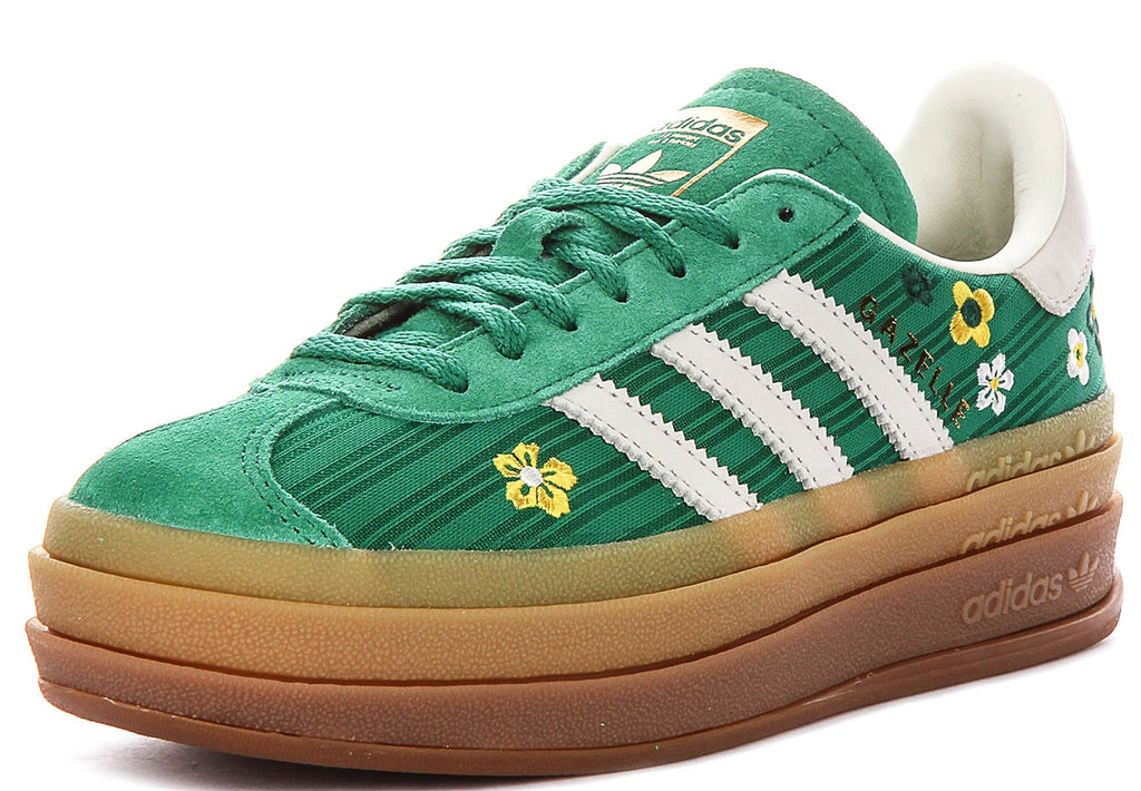 Adidas Gazelle Bold W In Green For Women