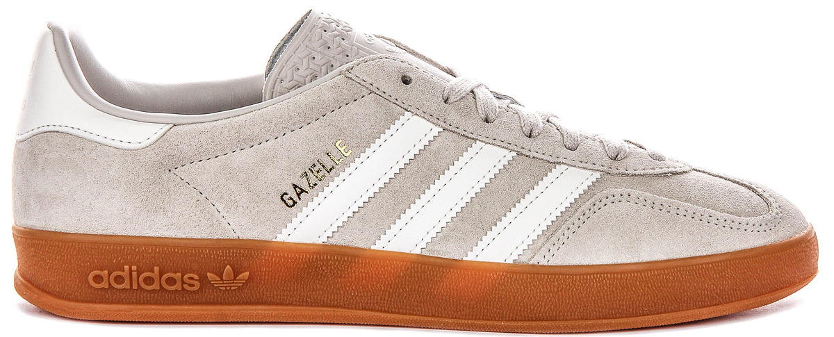 Adidas Gazelle Indoor In Grey White