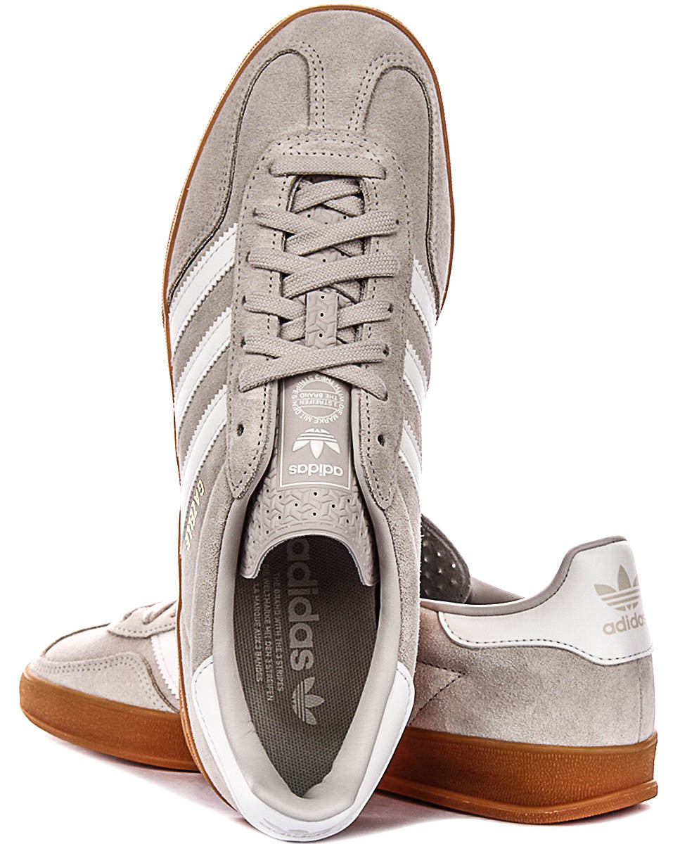Adidas Gazelle Indoor In Grey White