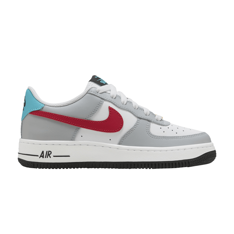 Nike Air Force 1 LE GS 'Grey Red Blue'
