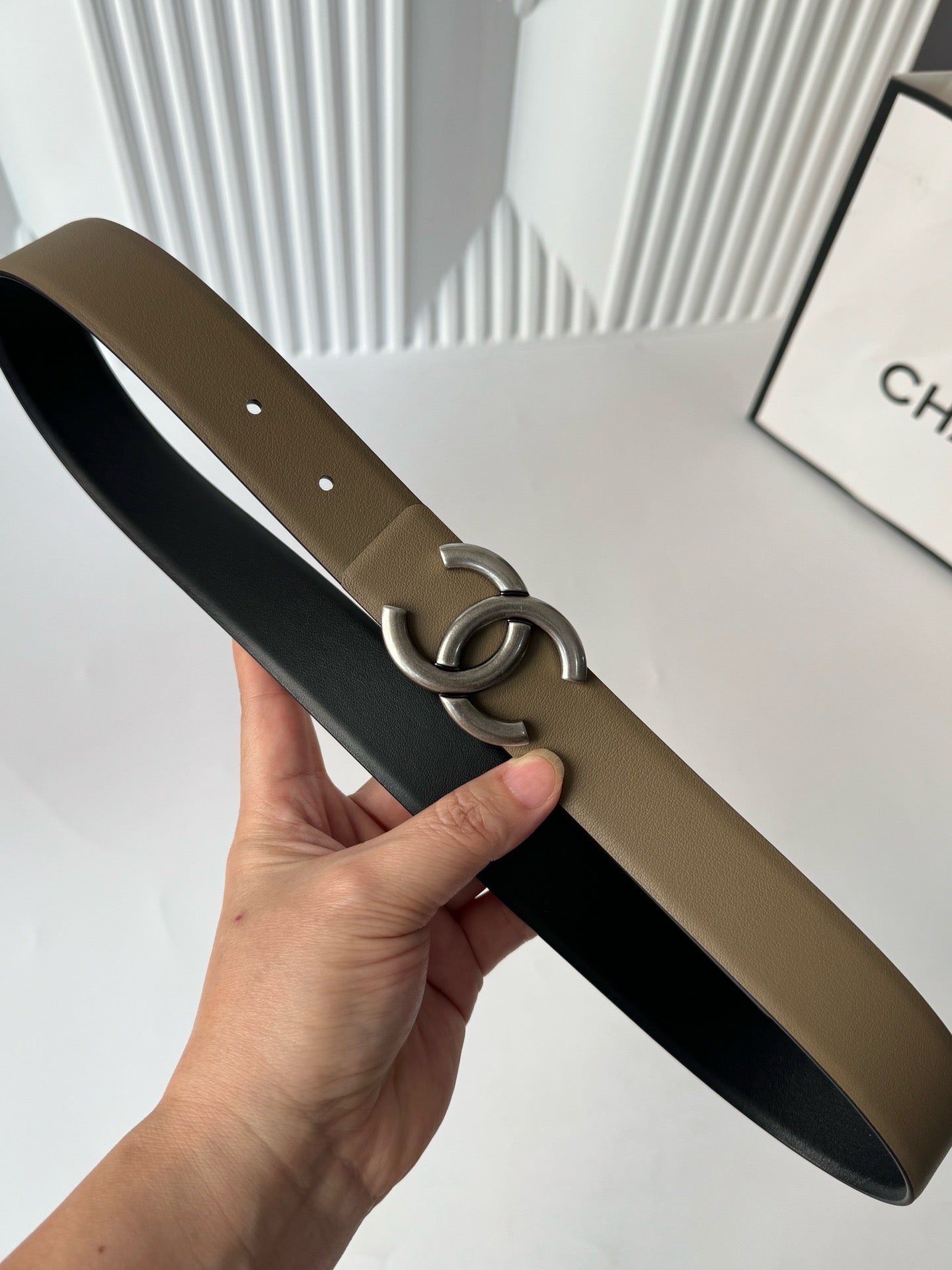 BL259 Chanel Reversible 30mm Belt
