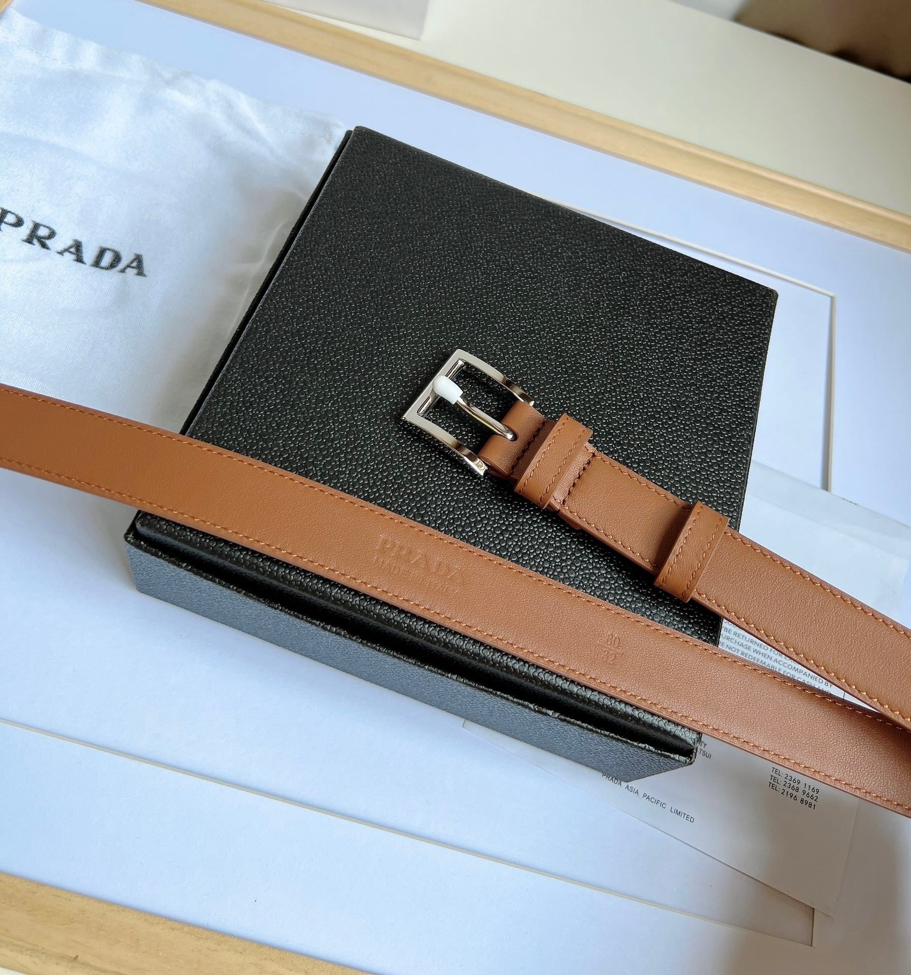 BL186 PD Leather Belt / 25mm