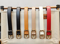 BL209 YSK Cassandre Belt with Square Buckle in Smooth Leather / 30mm