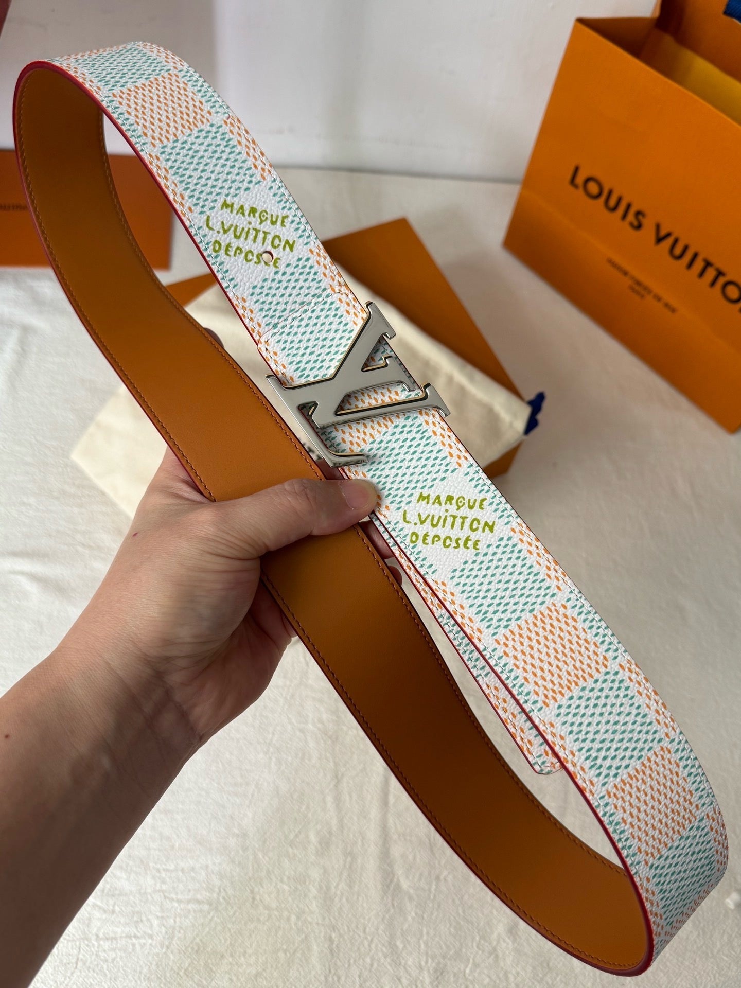 BL244 LV Initiales 40mm Belt