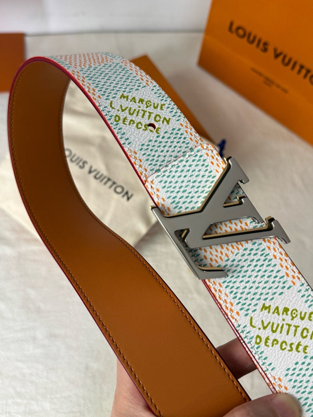 BL243 LV Initiales 40mm Belt