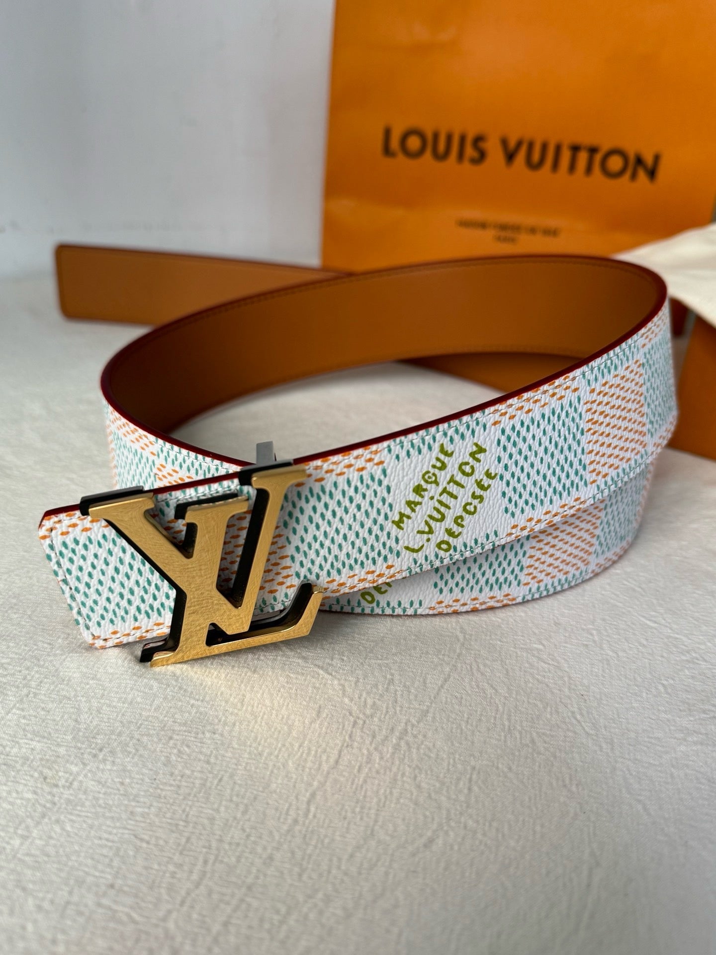 BL243 LV Initiales 40mm Belt