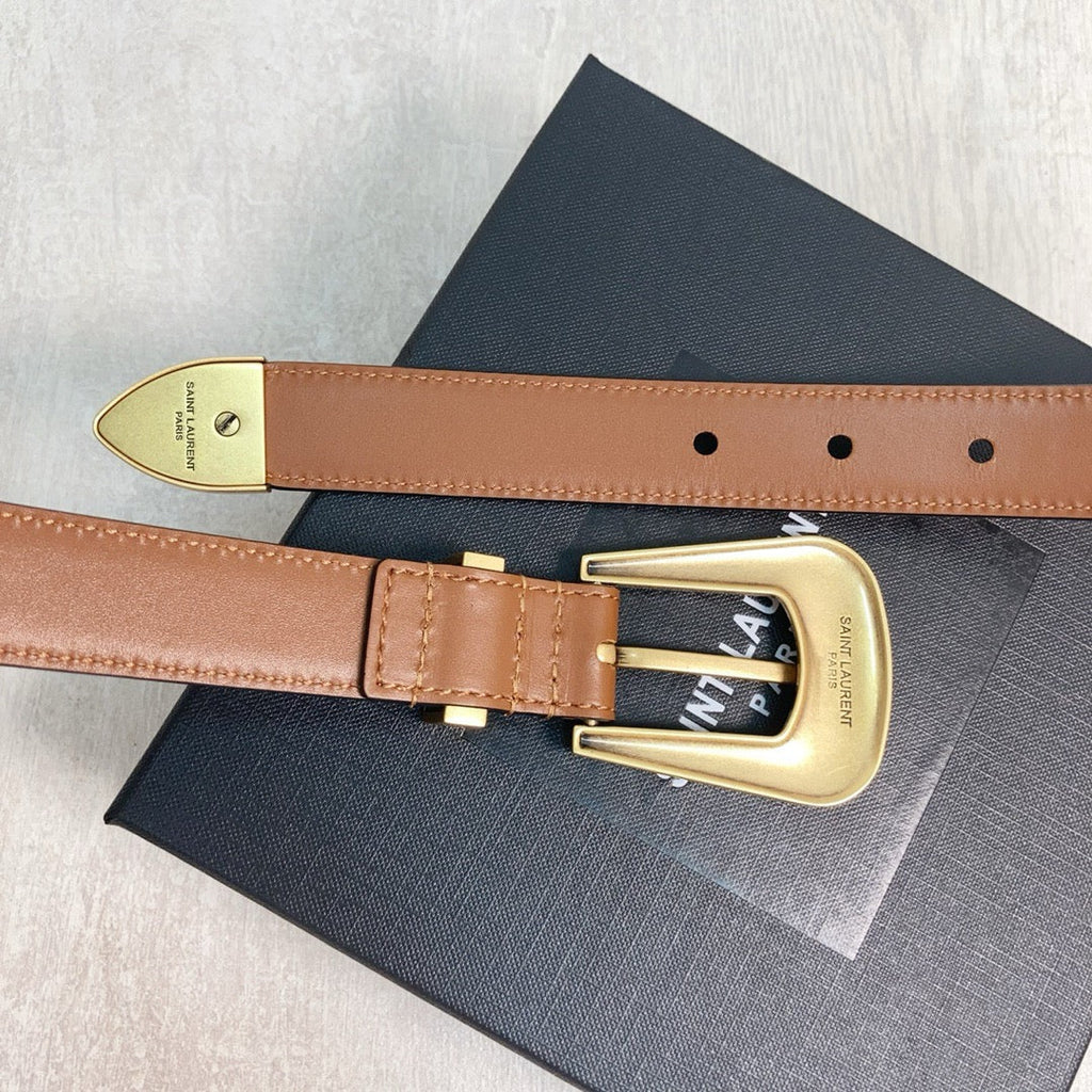 BL251 YSL Folk Buckle Belt / 25mm