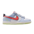 Nike Dunk Low GS 'Smiley Swoosh White - Hydrogen Blue Crimson'