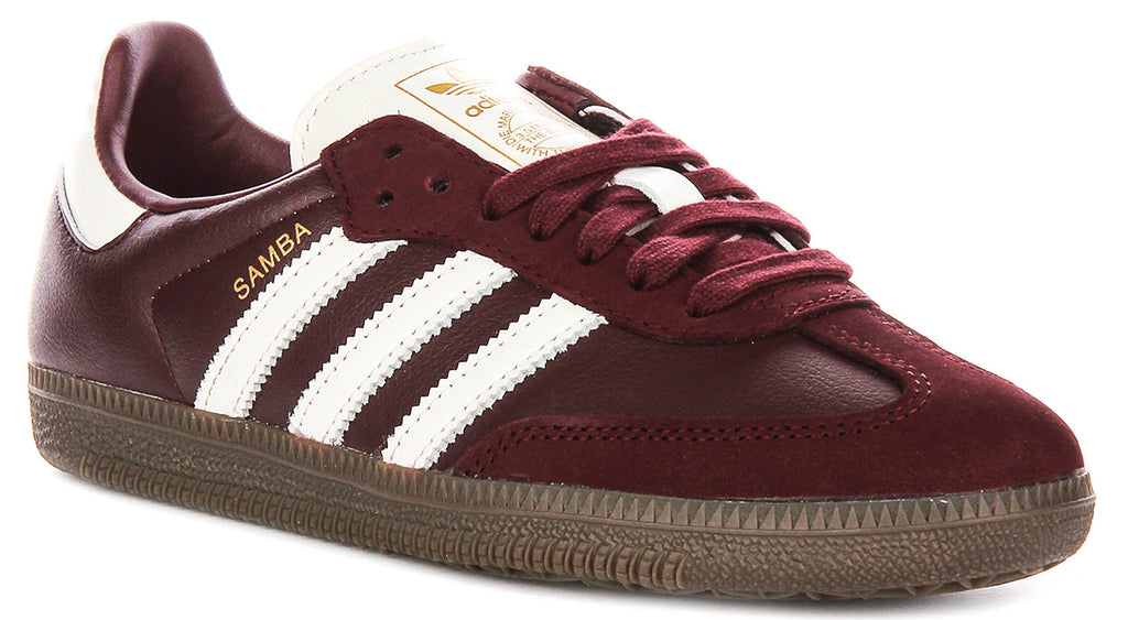 Adidas Samba OG W In Maroon For Women