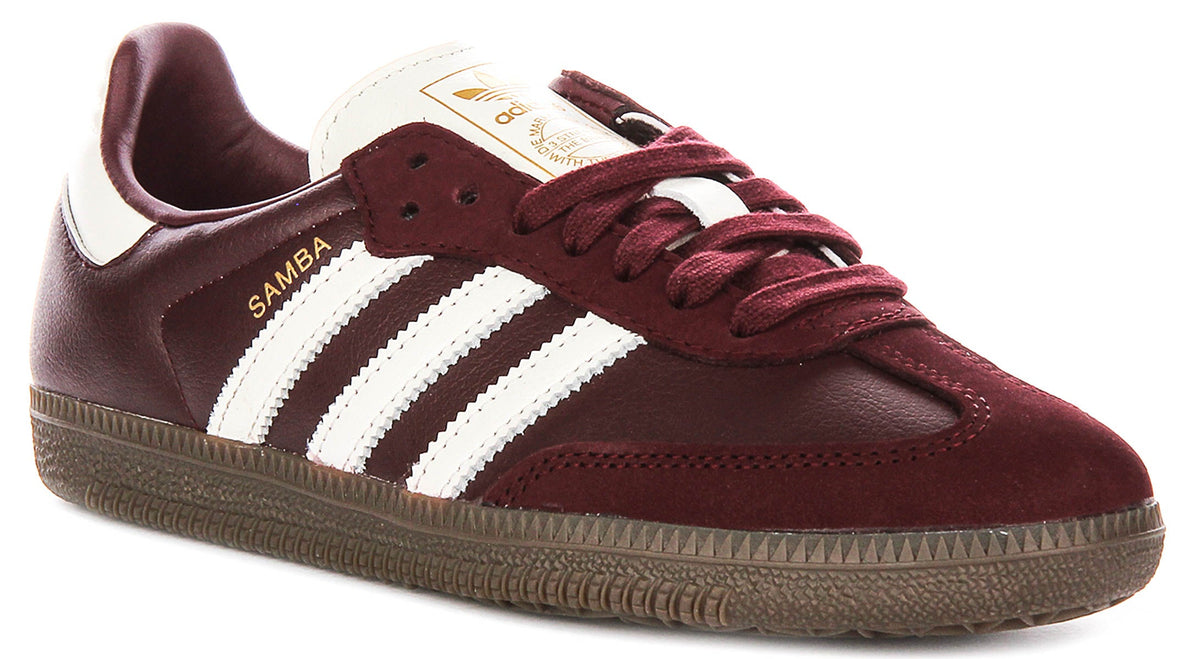 Adidas Samba OG W In Maroon For Women