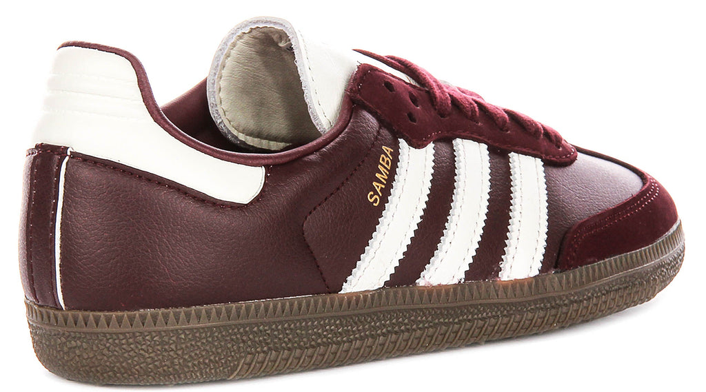 Adidas Samba OG W In Maroon For Women