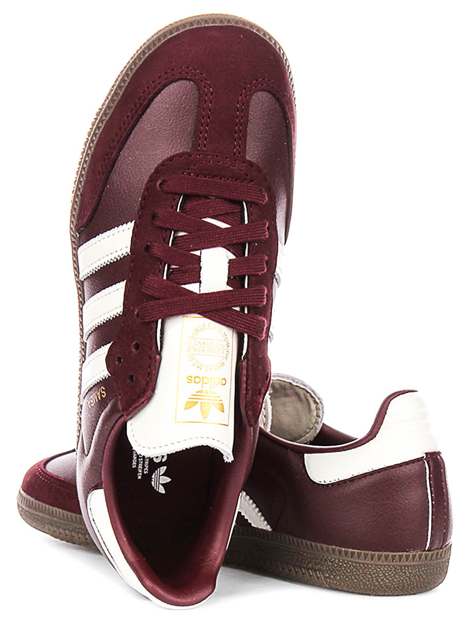 Adidas Samba OG W In Maroon For Women
