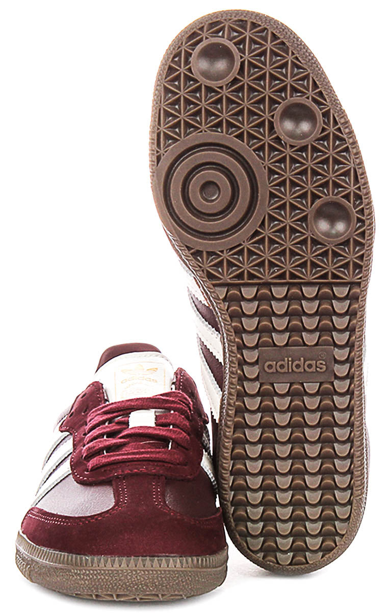 Adidas Samba OG W In Maroon For Women