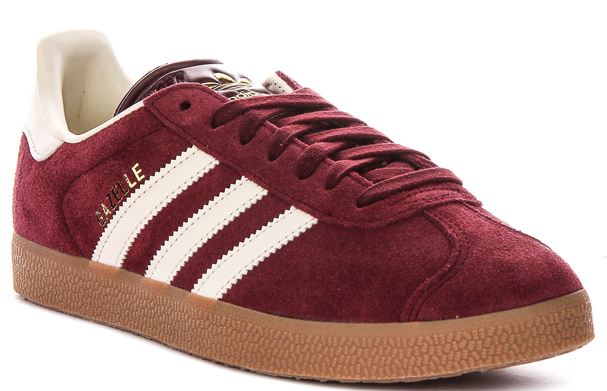 Adidas Gazelle In Maroon For Men