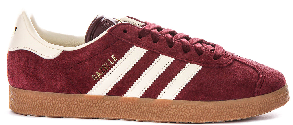 Adidas Gazelle In Maroon For Men